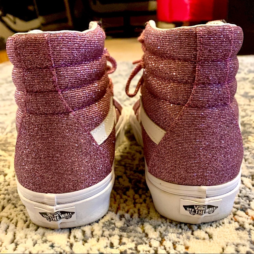Sparkly Pink Vans 🎀